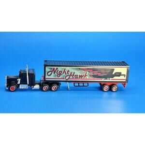 Majorette France Kenworth 604 NIGHT HAWK Semi Truck Trailer Vintage HO Scale